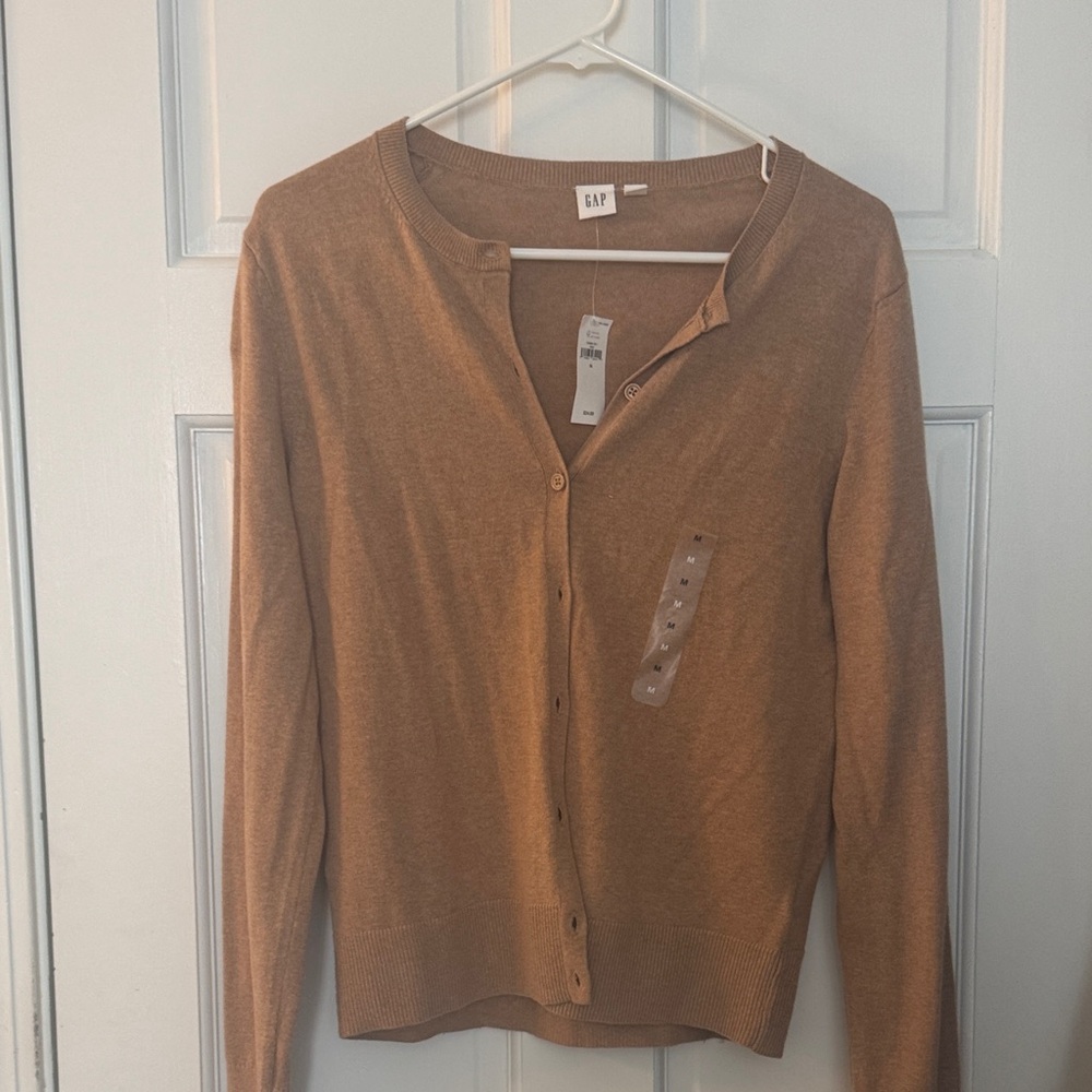 GAP Women's Tan Cardigan Sweater